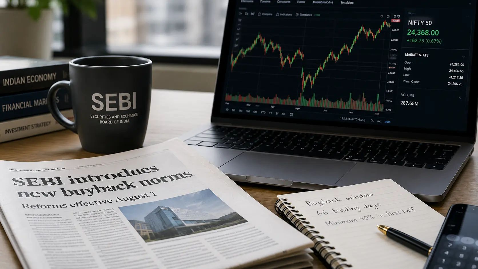 SEBI's August 1 Buyback Reform Creates a Predictable Calendar Bid That Index Funds Are Overweight Into 2026
