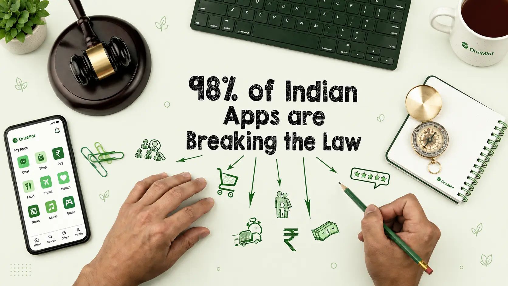 98% of Indian Apps are Breaking Consumer Protection Law Right Now