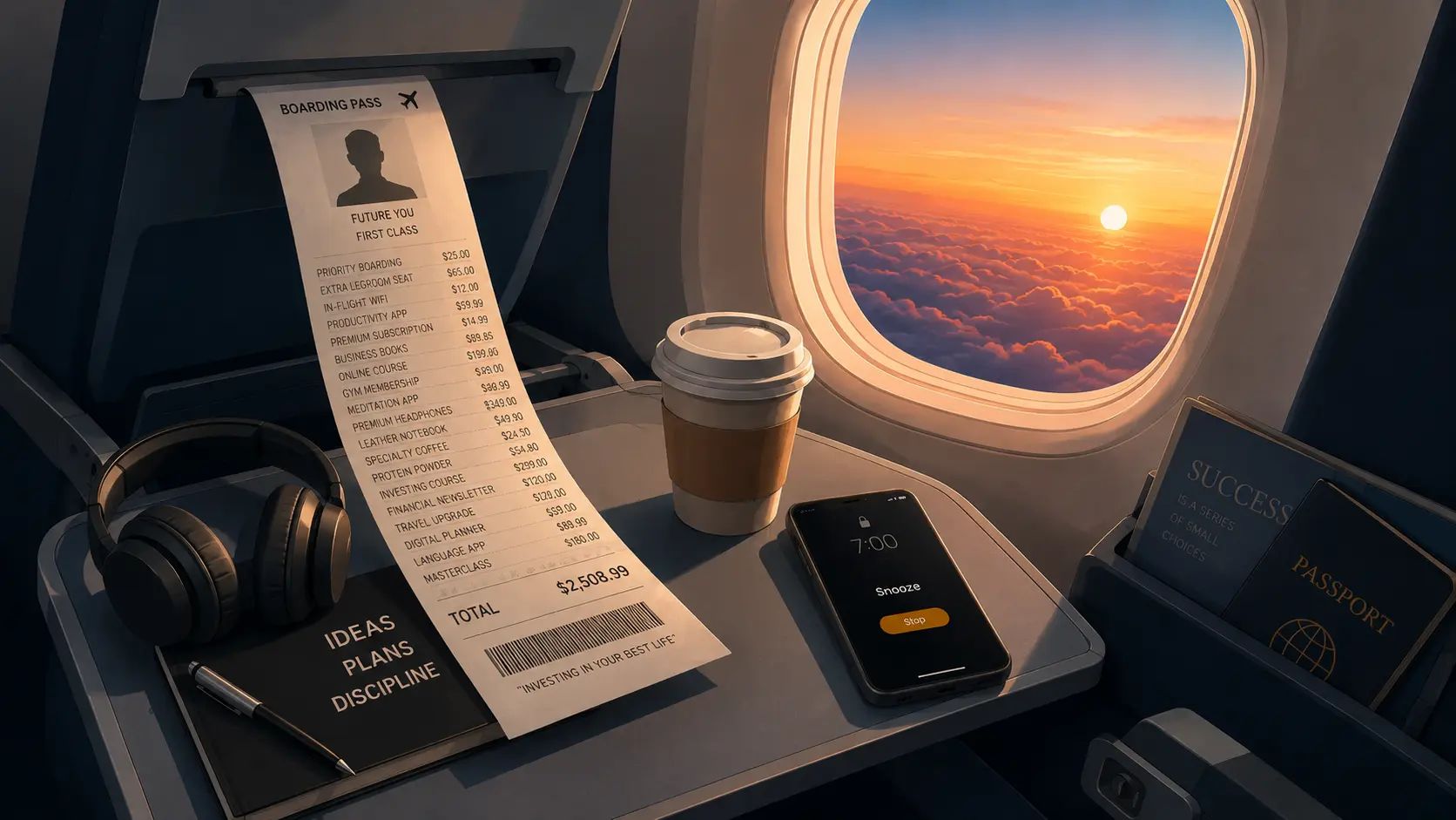You Bought a Window Seat for a Version of Yourself That Has Never Actually Existed