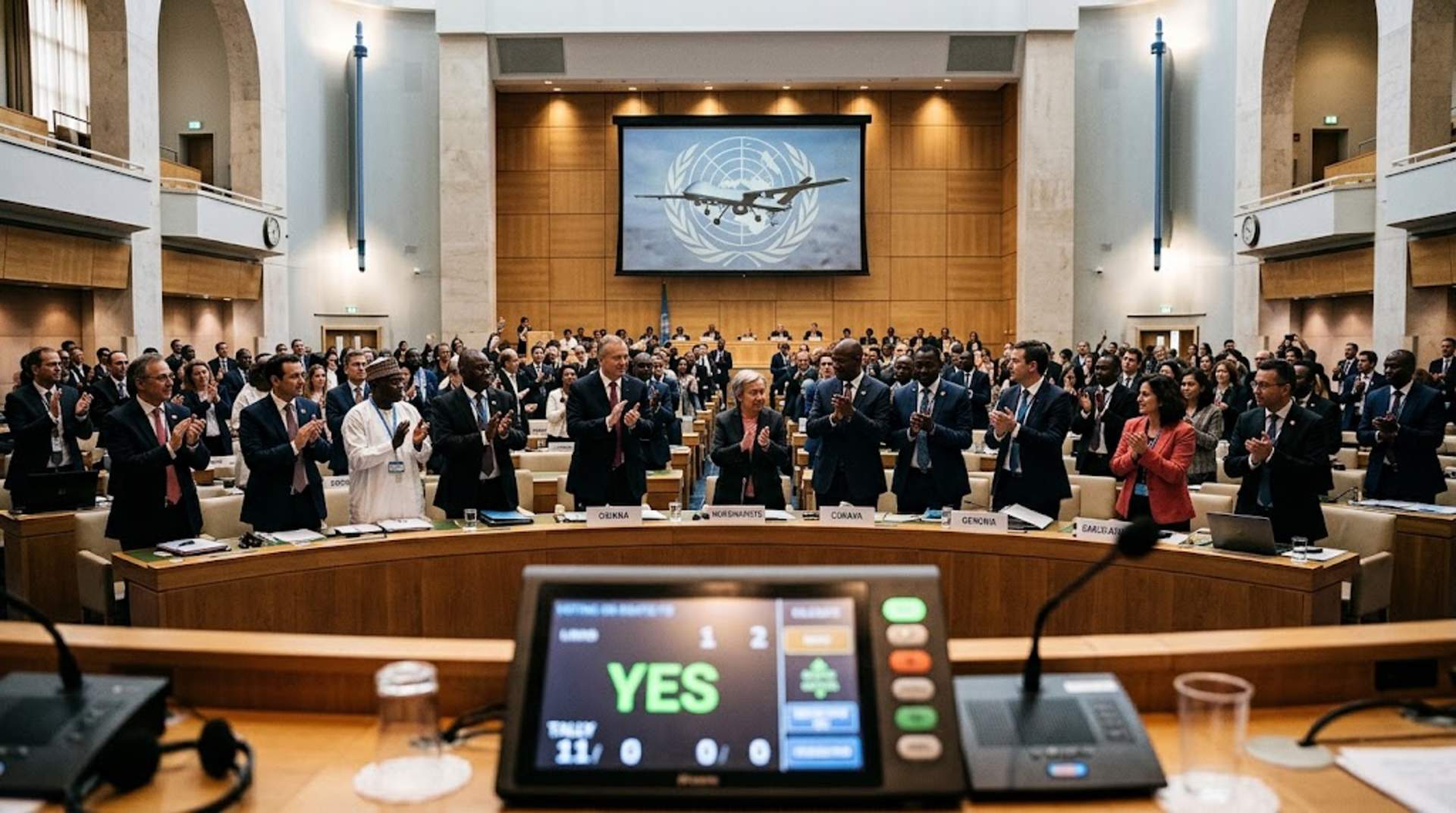 UN Adopts Autonomous Weapons Treaty to Restrict AI