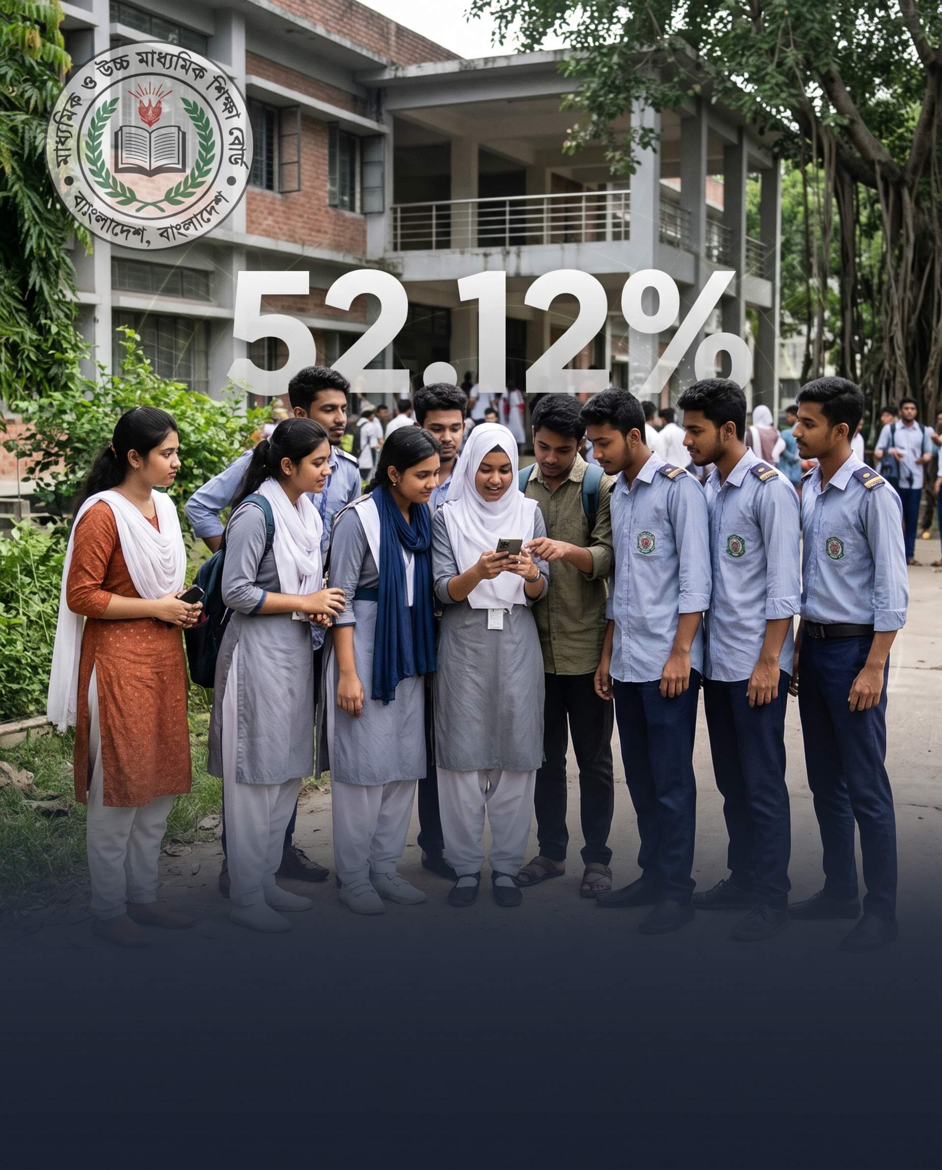 Bangladesh HSC Results 2026: Pass Rate Falls to 52.12%, 40,084 Get GPA-5