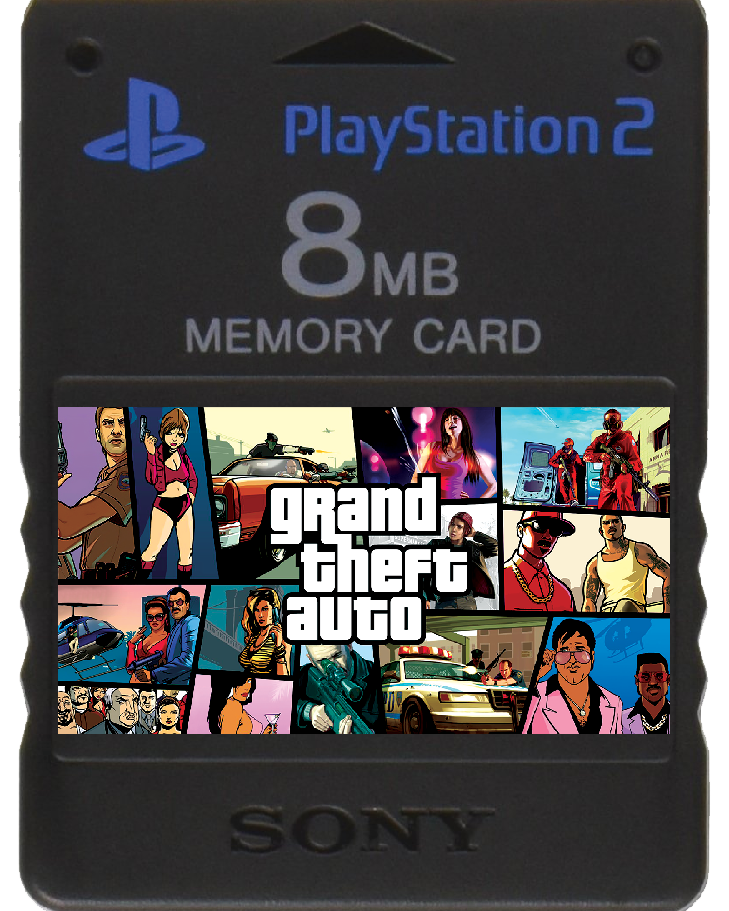 Grand Theft Auto Memory Card