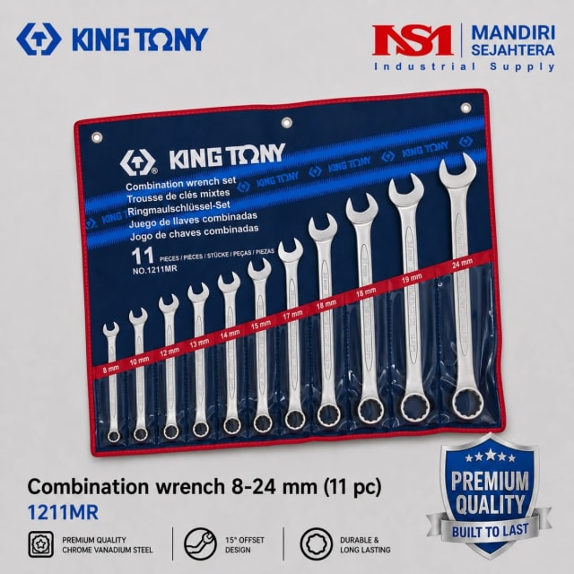 King Tony Combination wrench Set 8-24 mm (11 pc) 1211MR