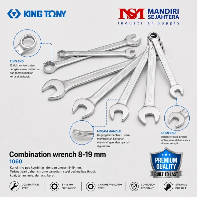 King Tony Combination Wrench 1060