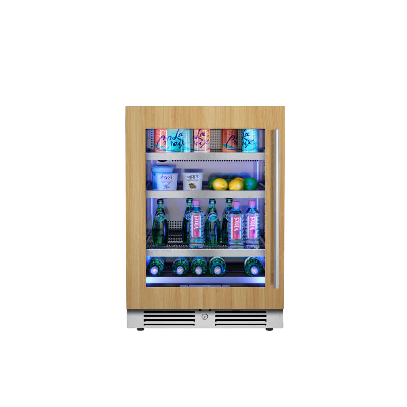 24″ Undercounter Panel Ready Beverage Refrigerator – Left Hinge