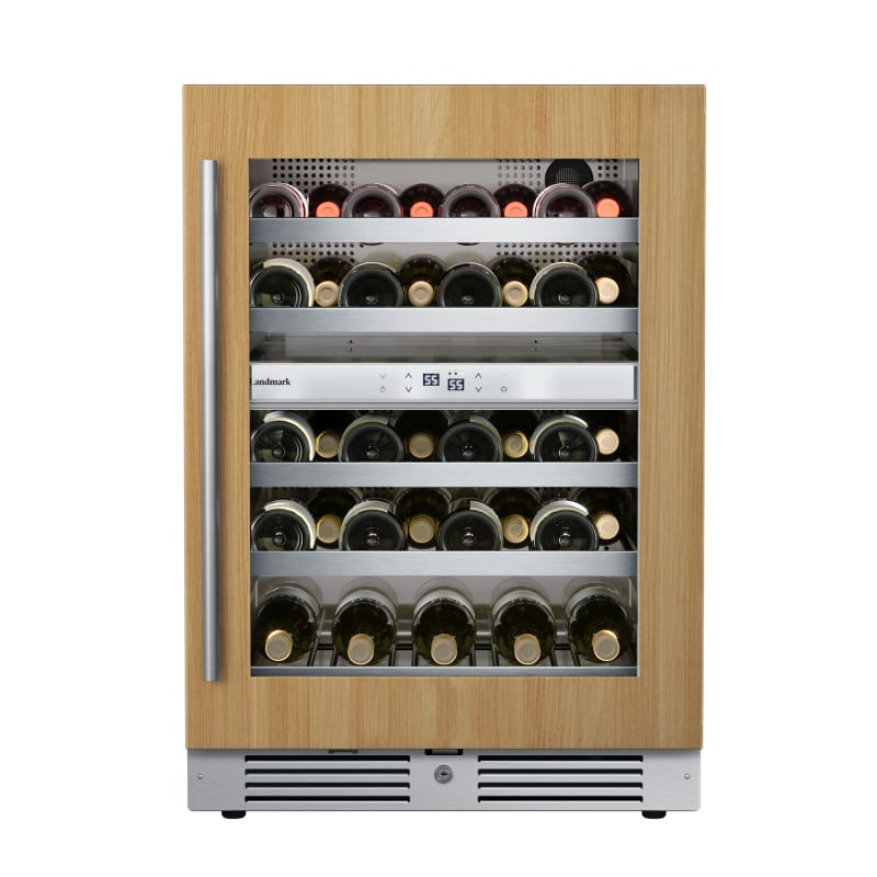 24″ Dual Zone Panel Ready Wine Refrigerator – Right Hinge