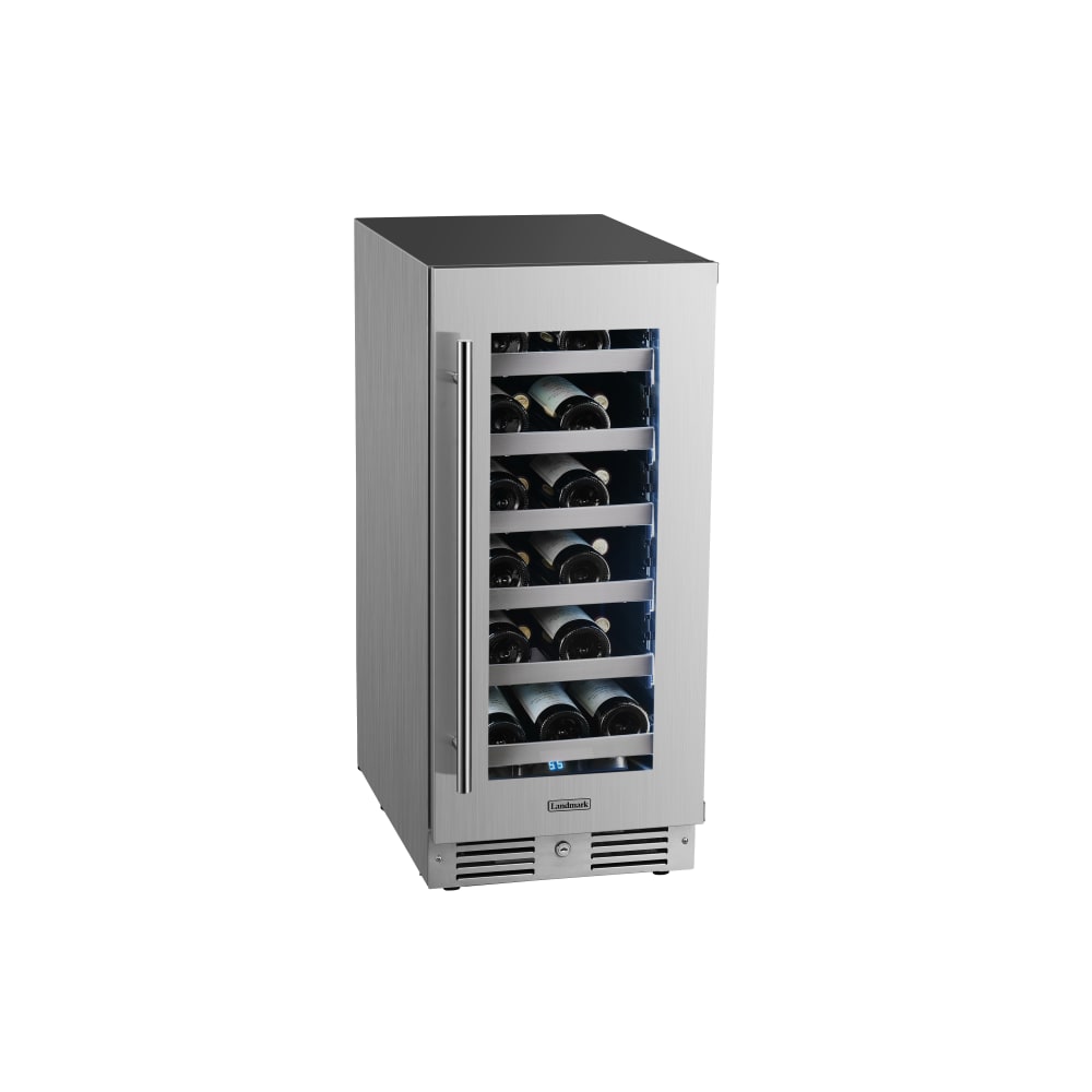 15″ Undercounter Stainless Steel Wine Refrigerator – Right Hinge