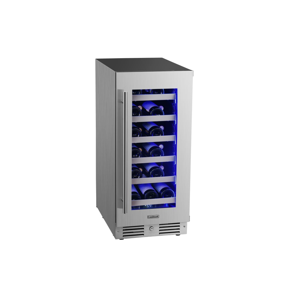 15″ Undercounter Stainless Steel Wine Refrigerator – Right Hinge