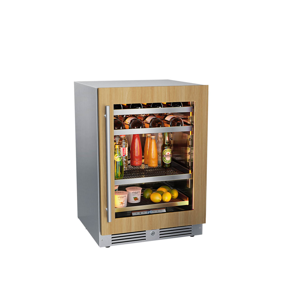 24″ Undercounter Panel Ready Wine and Beverage Refrigerator
