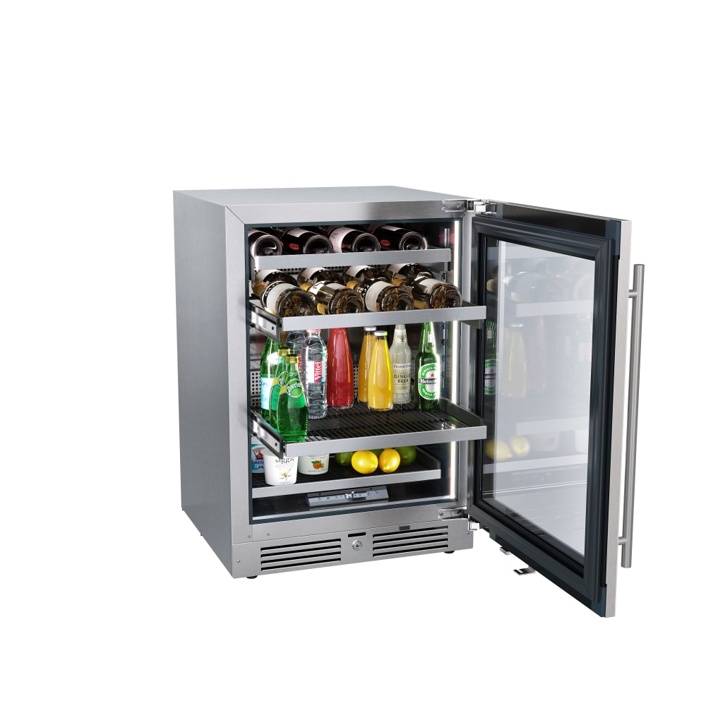 大竹伸朗 AT lanta 1945+50 Nexus Press 24″ Undercounter Stainless Steel Wine and Beverage Refrigerator