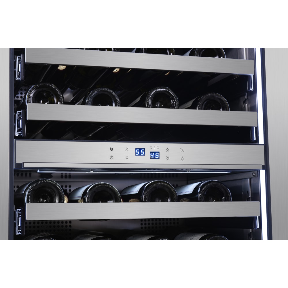 24 Dual Zone Panel Ready Wine Refrigerator Right Hinge Landmark Appliances