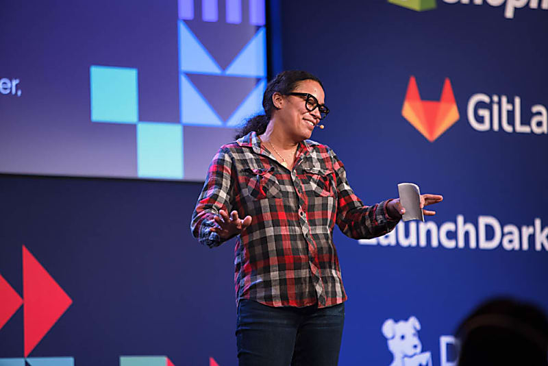Leslie Chapman speaking at StaffPlus