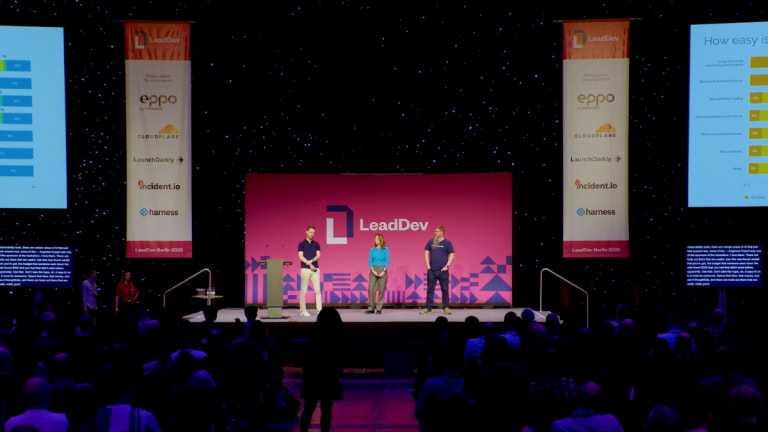 Martin, Julie, Scott – LeadDev Berlin 2025 Hero