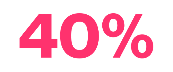 40%