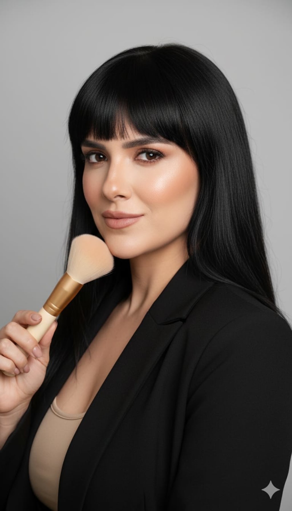 Marian Angeles Makeup Artist profesional trabajando en CDMX