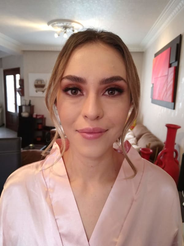 Maquillaje y peinado completo para novia en CDMX