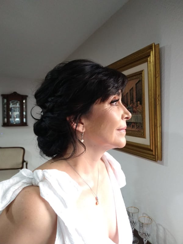 Peinado nupcial recogido elegante