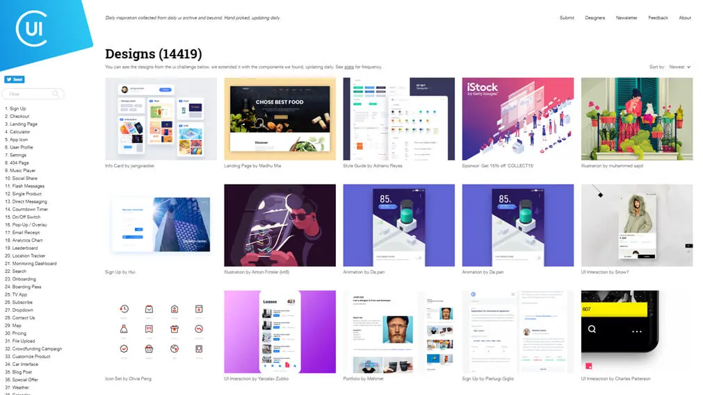 collectUI screenshot