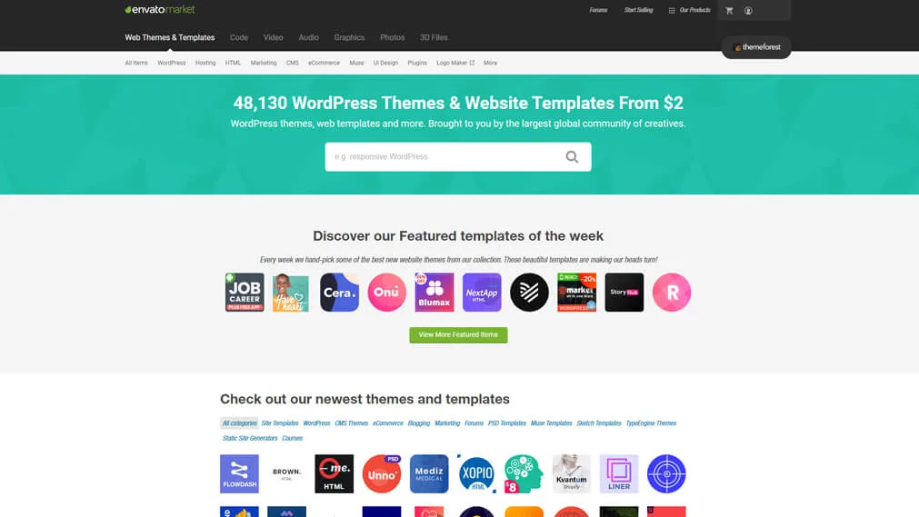 themeforest screenshot