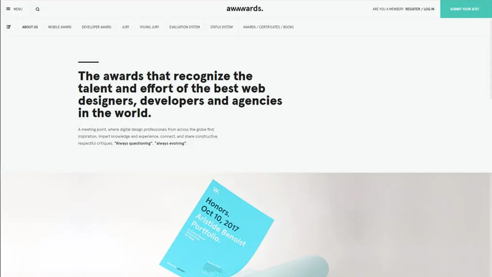 awwwards screenshot