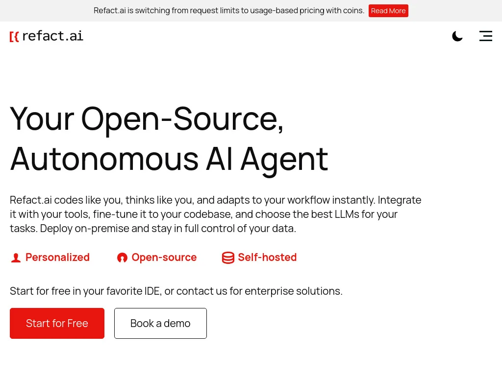 Refact.ai Screenshot