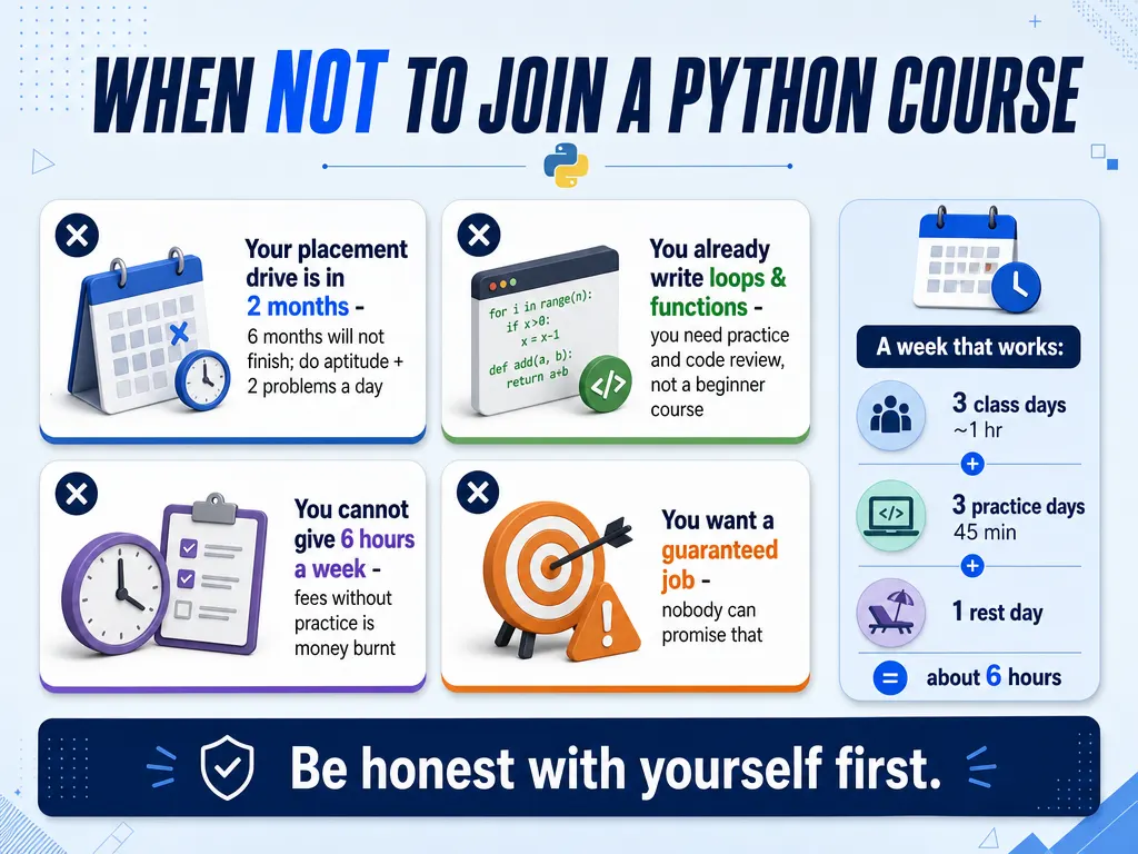 When Not To Join A Python Course