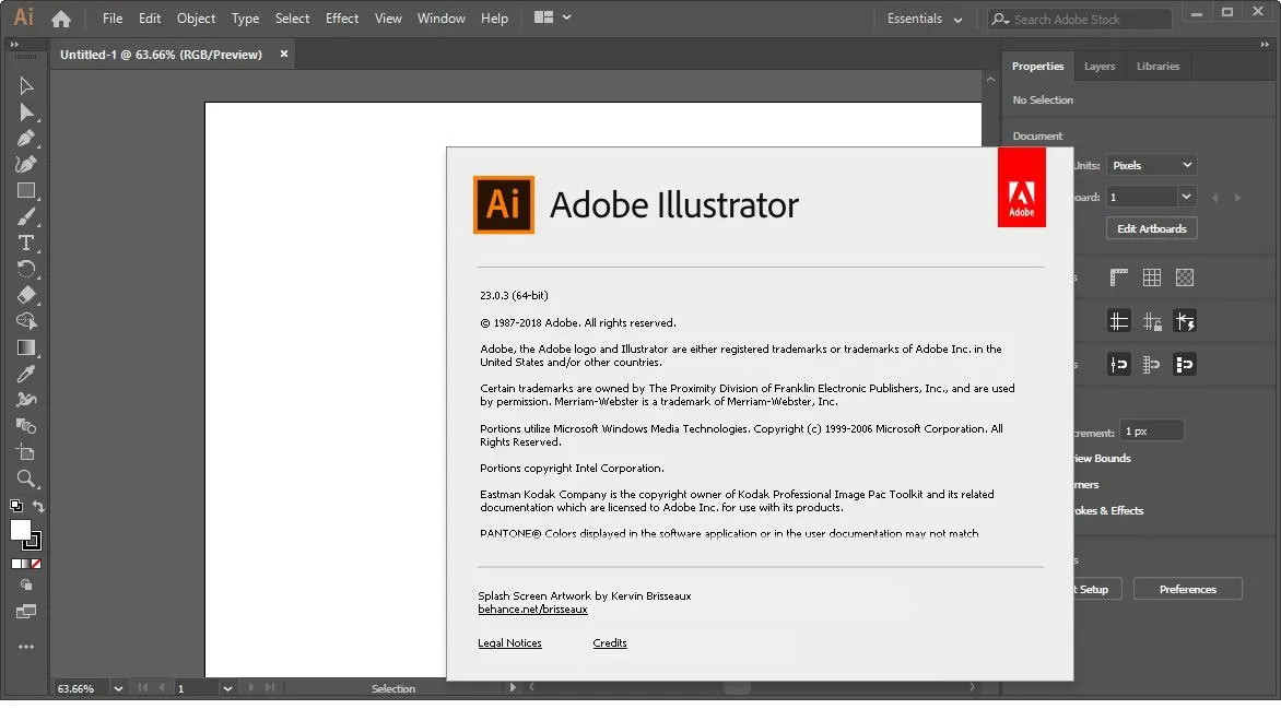 Adobe Illustrator CC 2019