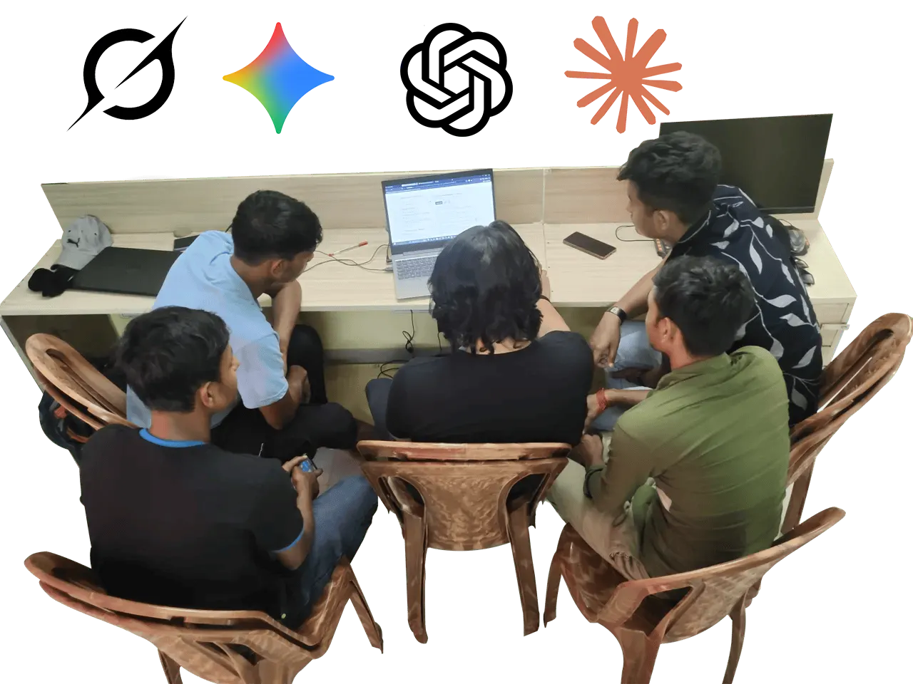 Students learning AI in Habra