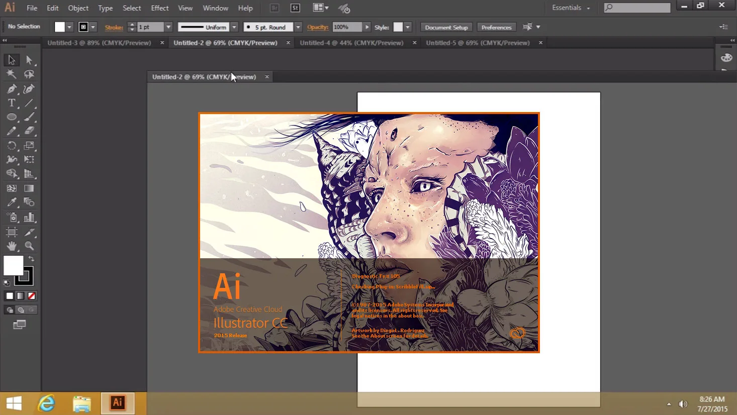 Adobe Illustrator CC 19
