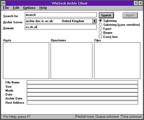 Archie, The First Search Engine