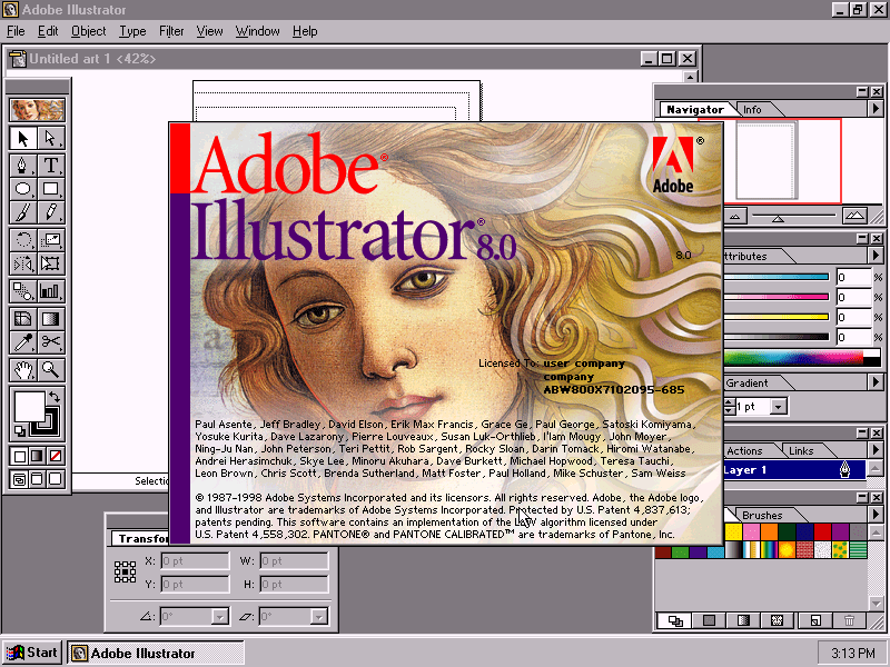 Adobe Illustrator 8