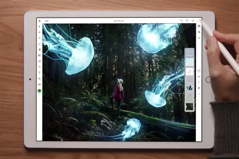 Adobe launched ipad photoshop in 2018
