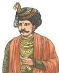A portrait of Krishnadeva Raya, the greatest ruler of the Vijayanagar kingdom