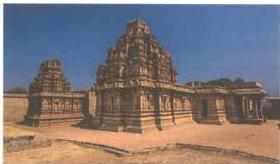 The Hazar Rama Temple is an outstanding example of Vijayanagar architecture.