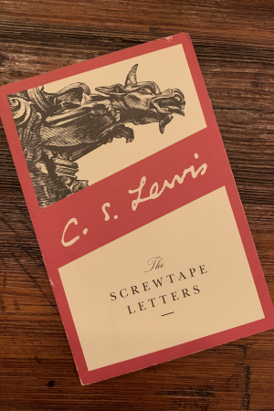 book cover of The Screwtape Letters