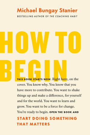 book cover of How to Begin: Start Doing Something That Matters