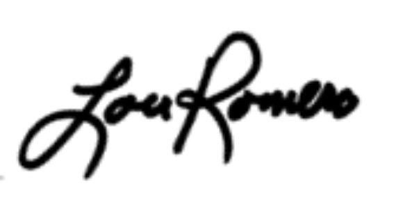 LOU REMERO SIGNATURE