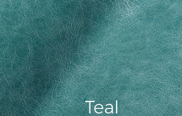 Distressed Leather Teal Color