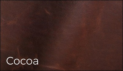 Pull-Up Leather Cocoa Color for Residential Upholstery Project