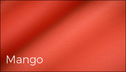 Colorful Leather Mango Color for Auto Upholstery Car Seats