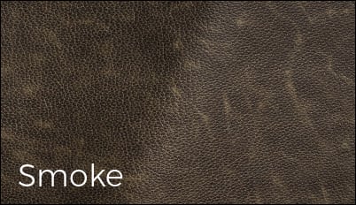 Grey Leather Artisan Smoke Color for Upholstery Project