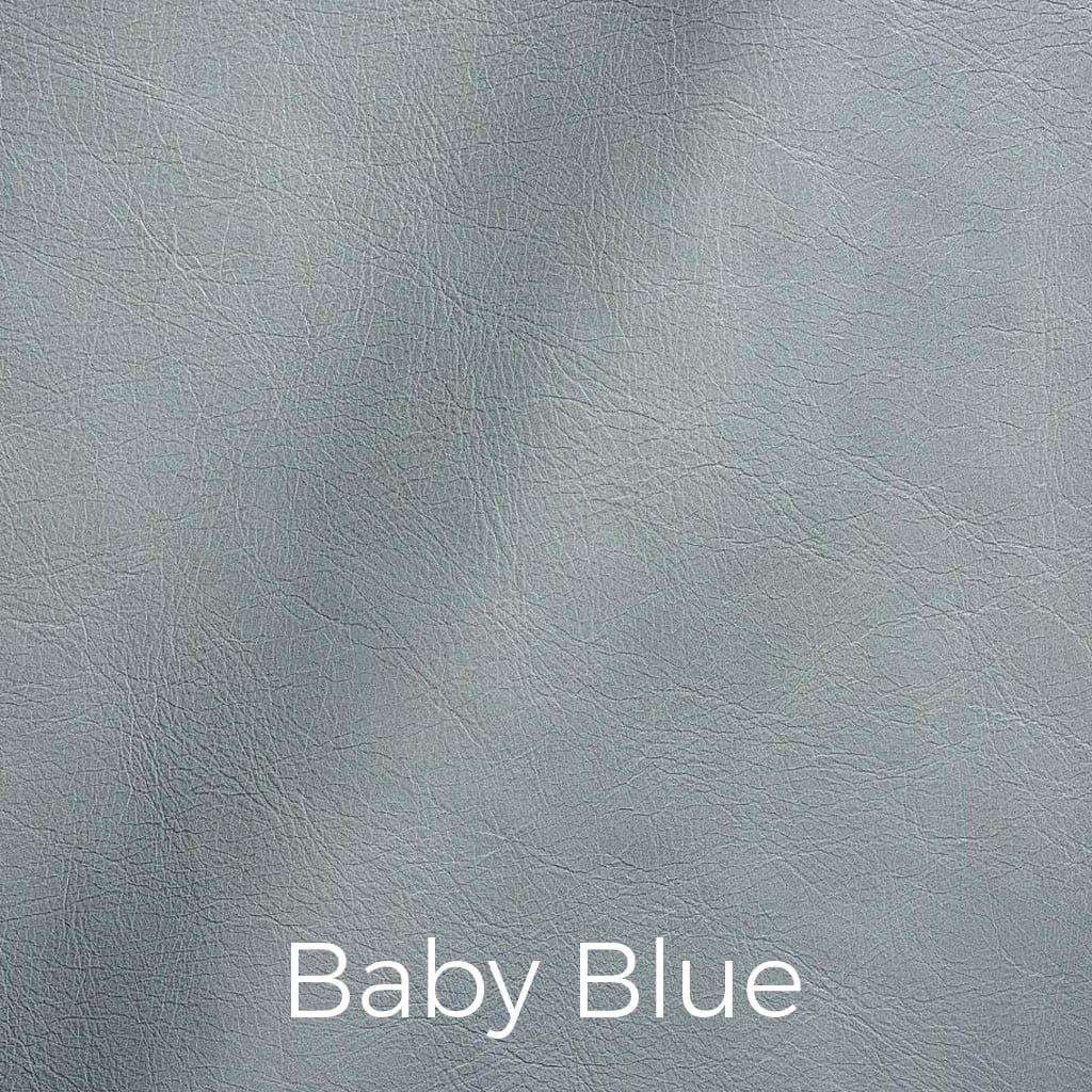 Distressed leather Baby Blue swatch