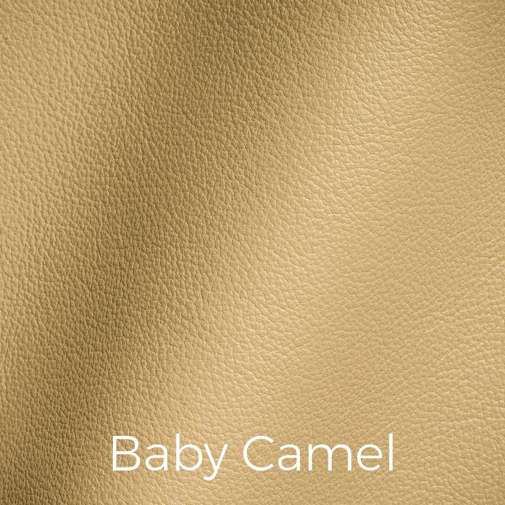 Colorful leather Baby Camel swatch