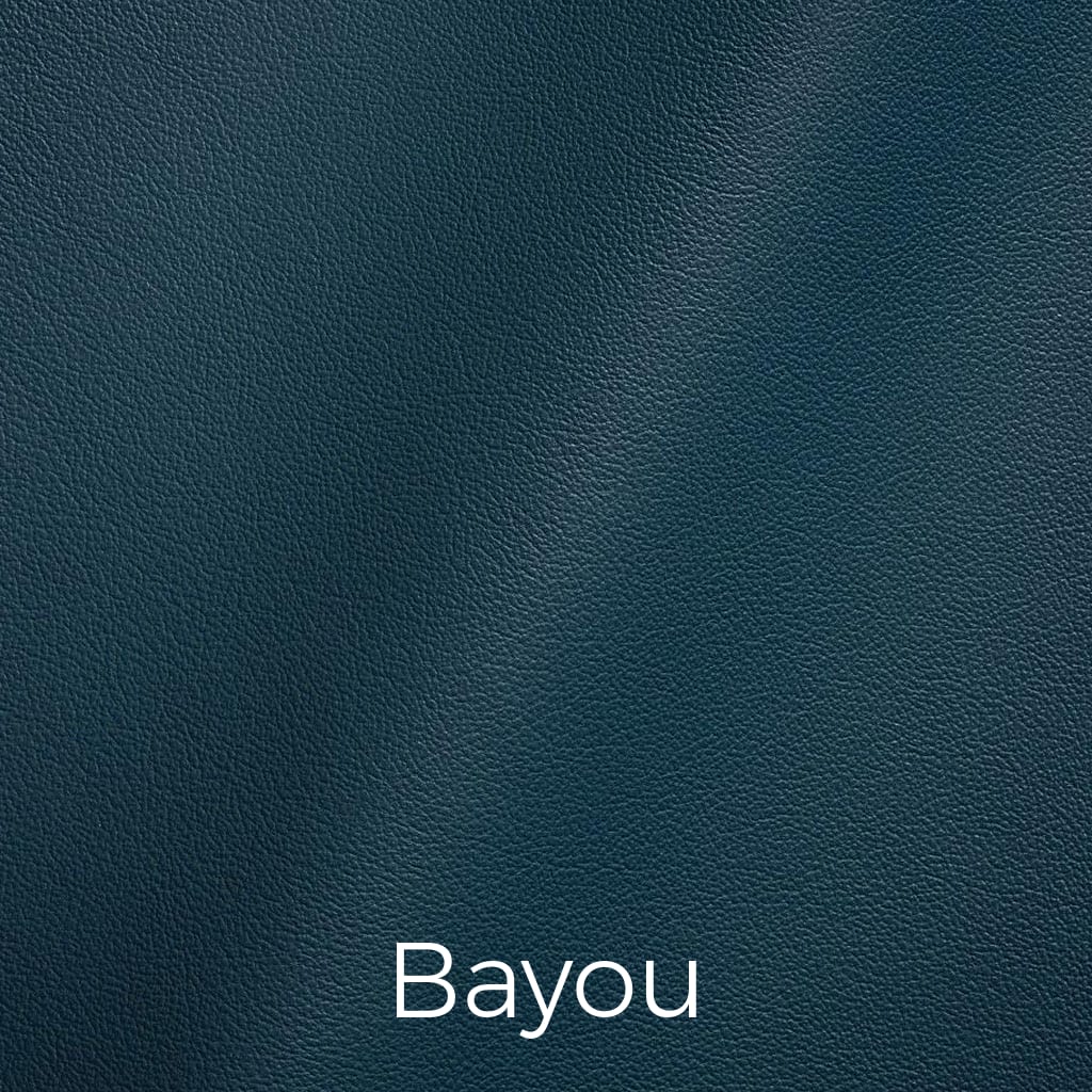 Colorful leather Bayou swatch