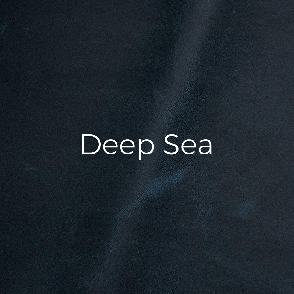Vintage leather Deep Sea swatch