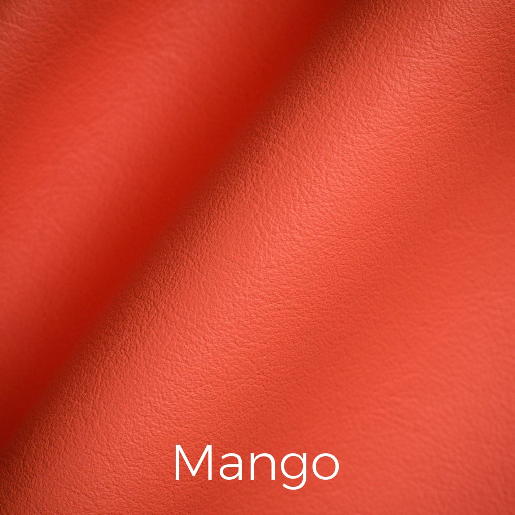 Colorful leather Mango swatch