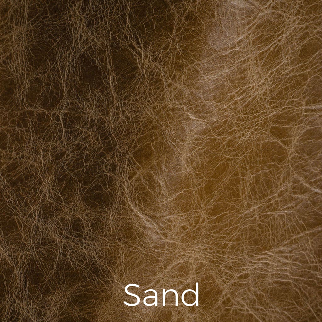 Distressed leather Sand swatch