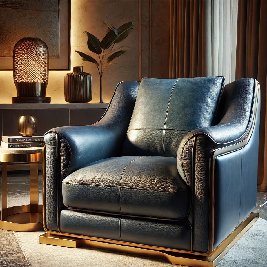 Antique leather upholstery shop selection Antique leather hides and swatches selected in an upholstery workshop