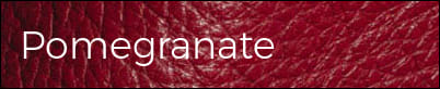 Pomegranate antique leather swatch with two-tone sauvage texture