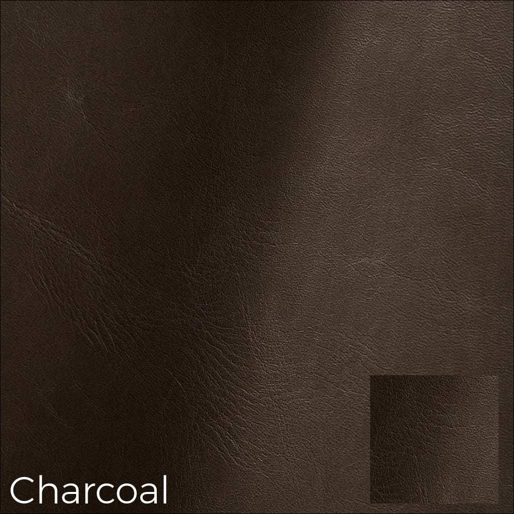 Aniline Leather Collection Charcoal Color